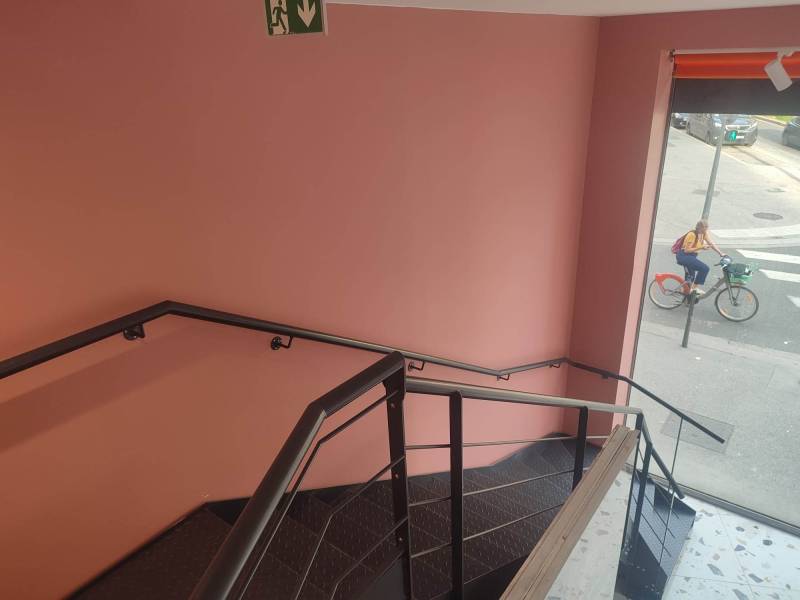 Escalier sur mesure aux norme ERP sur Villeurbanne.
