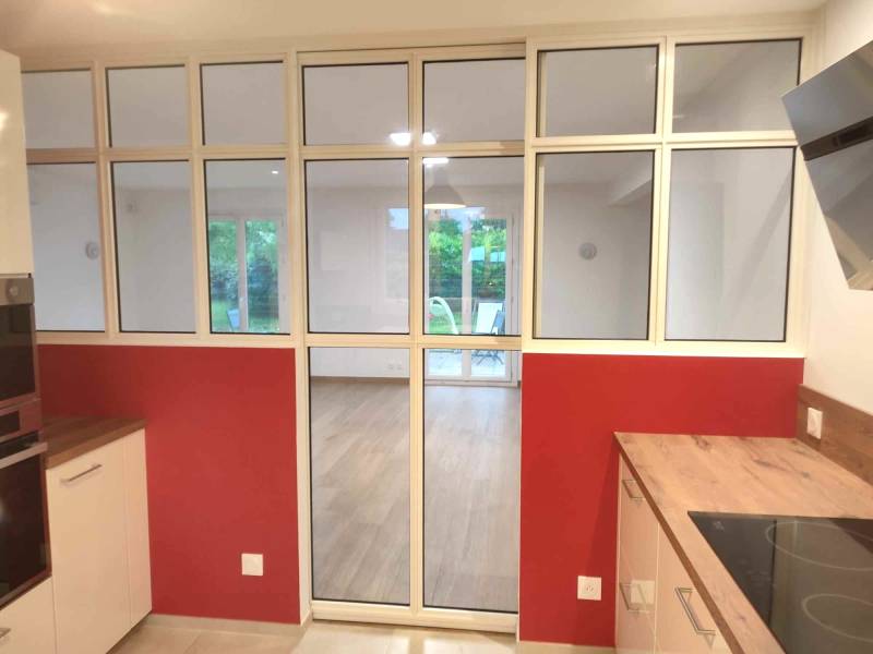 Conception et réalisation d'une verrière sur Villars-les-Dombes 01330