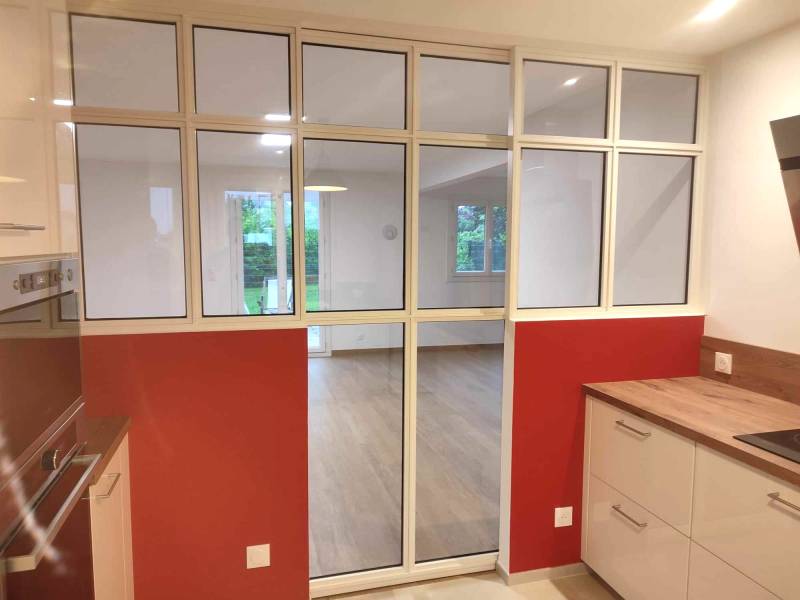 Conception et réalisation d'une verrière sur Villars-les-Dombes 01330