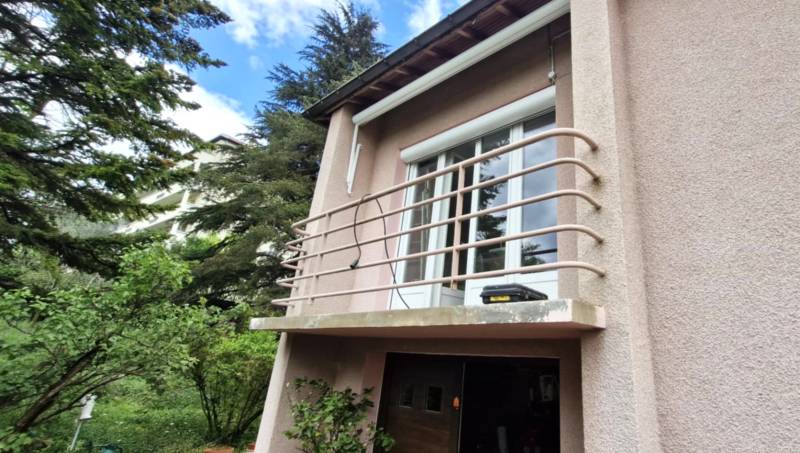 Devis, conception, fabrication et pose d'une terrasse surelevé acier et bois exotique Cumaru sur Lyon 9 69009