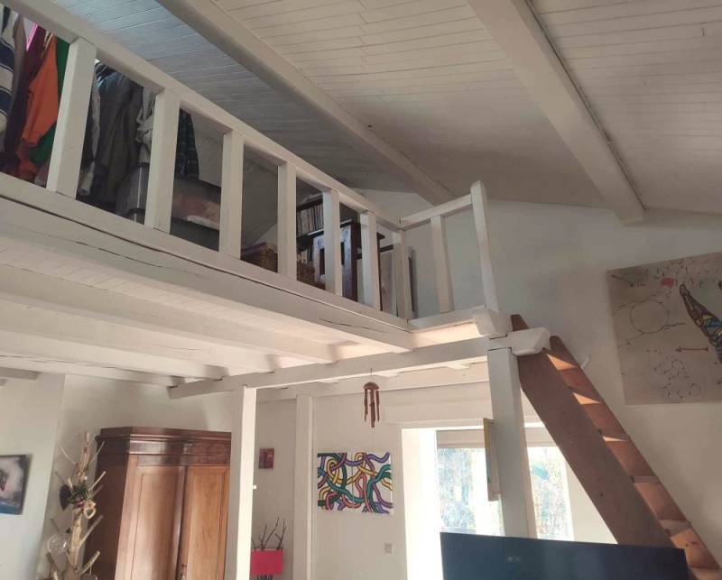 Création d'un escalier pour accès à une mezzanine à Saint Jean de Niost proche Ambérieu-en-Bugey