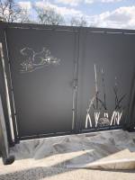 Notre zone d'activité pour ce service Conception de portail en acier autoportant sur mesure pour sécuriser une entrée de maison ou de bureau par un artisan métallier