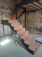 Notre zone d'activité pour ce service Conception d’escalier autoporté en métal avec marche suspendue et finition personnalisée par un artisan métallier expérimenté