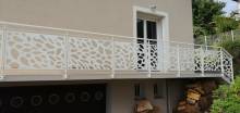 Notre zone d'activité pour ce service Réalisation de garde-corps en métal pour sécuriser un escalier intérieur ou un balcon extérieur par un spécialiste en métallerie